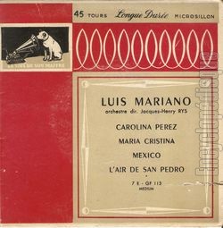 [Pochette de Carolina Perez (Luis MARIANO)]