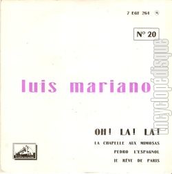 [Pochette de N 20 - Oh ! La ! La ! (Luis MARIANO)]