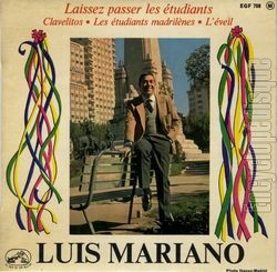 [Pochette de Laissez passer les tudiants (Luis MARIANO)]