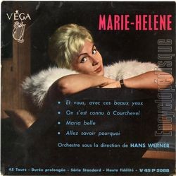 [Pochette de Et vous, avec ces beaux yeux (MARIE-HLNE)]