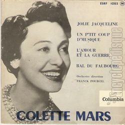 [Pochette de Jolie jacqueline (Colette MARS)]