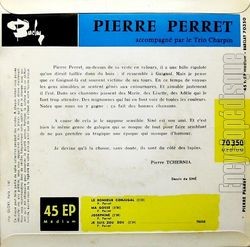 [Pochette de Le bonheur conjugal (Pierre PERRET) - verso]