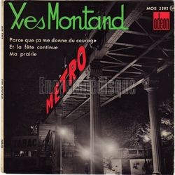 [Pochette de Mtro (Yves MONTAND)]