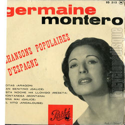 [Pochette de Chansons populaires d’Espagne (Germaine MONTERO)]