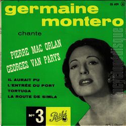 [Pochette de Chante Pierre Mac Orlan et Georges Van Parys (Germaine MONTERO)]