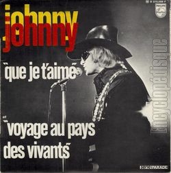 [Pochette de Que je t’aime (Johnny HALLYDAY)]