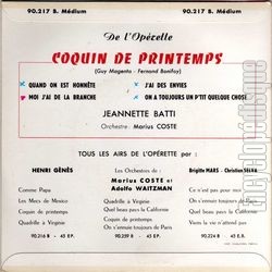 [Pochette de Coquin de printemps (Jeannette BATTI) - verso]