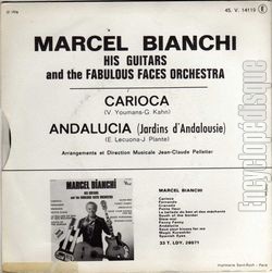 [Pochette de Carioca (Marcel BIANCHI) - verso]