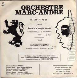 [Pochette de Eden is a magic world (ORCHESTRE MARC-ANDR) - verso]