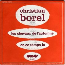 [Pochette de Les chevaux de l’automne (Christian BOREL)]