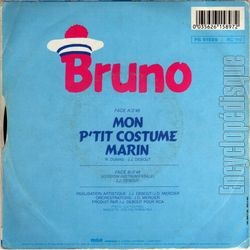 [Pochette de Mon p’tit costume marin (BRUNO (4)) - verso]