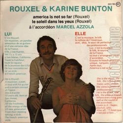 [Pochette de America is not so far (ROUXEL et Karine BUNTON) - verso]