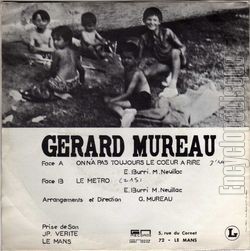 [Pochette de On n’a pas toujours le cœur  rire (Grard MUREAU) - verso]