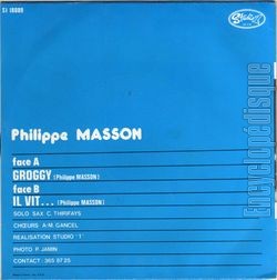 [Pochette de Groggy (Philippe MASSON) - verso]