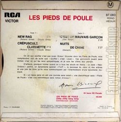 [Pochette de New rag (Les PIEDS DE POULE) - verso]