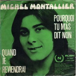 [Pochette de Pourquoi tu m’as dit non (Michel MONTALLIER)]