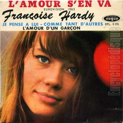 [Pochette de L’amour s’en va (Franoise HARDY)]