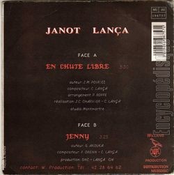 [Pochette de En chute libre (Janot LANA) - verso]