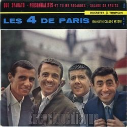 [Pochette de Que spadato (Les 4 de Paris (LES QUATRE DE PARIS))]