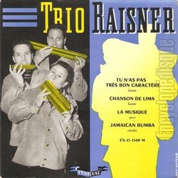 [Pochette de Tu n’as pas trs bon caractre (TRIO RAISNER)]