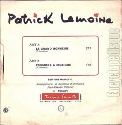 [Pochette de Le grand bonheur (Patrick LEMOINE) - verso]