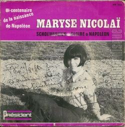 [Pochette de Bi-centenaire de la naissance de Napolon (Maryse NICOLA)]