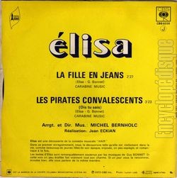 [Pochette de La fille en jeans (LISA) - verso]