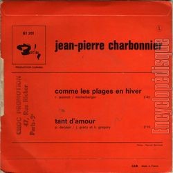 [Pochette de Comme les plages en hiver (Jean-Pierre CHARBONNIER) - verso]