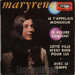 [Pochette de Je t’appelais monsieur (MARYRNE)]