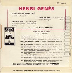 [Pochette de La caissire du Grand Caf (Henri GNS) - verso]