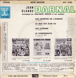 [Pochette de Les chemins de l’Europe (Jean-Claude DARNAL) - verso]