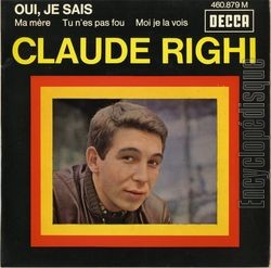 [Pochette de Oui, je sais (Claude RIGHI)]