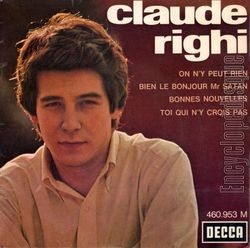 [Pochette de On n’y peut rien (Claude RIGHI)]