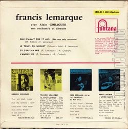 [Pochette de Elle n’avait que 17 ans (Francis LEMARQUE) - verso]