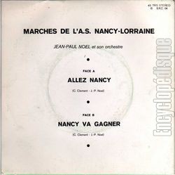 [Pochette de Marches de l’A.S. Nancy Lorraine (Jean-Paul NOL) - verso]