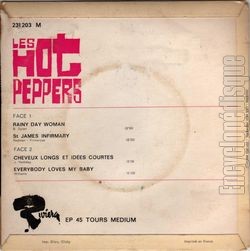 [Pochette de Rainy day woman (Les HOT PEPPERS) - verso]