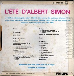 [Pochette de L’t (Albert SIMON) - verso]