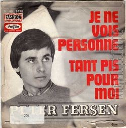 [Pochette de Je ne vois personne (Peter FERSEN) - verso]