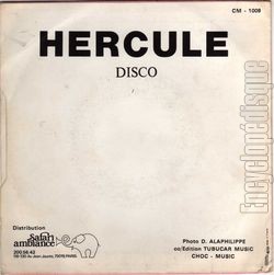 [Pochette de Sunday morning fever (HERCULE) - verso]