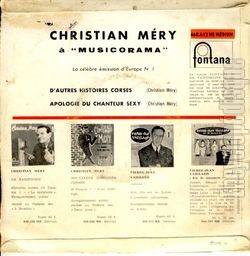 [Pochette de D’autres histoires corses (Christian MRY) - verso]