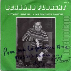 [Pochette de Je t’aime, I love you (Bernard FLORENT)]