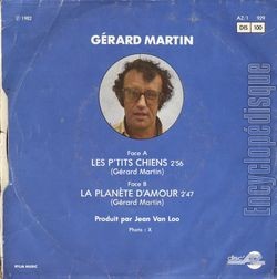 [Pochette de Les p’tits chiens (Grard MARTIN) - verso]