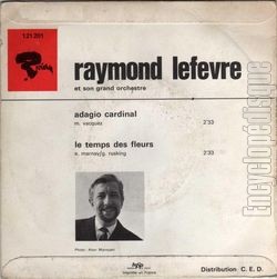 [Pochette de Adagio cardinal (Raymond LEFVRE) - verso]