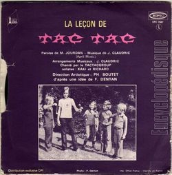 [Pochette de Tac tac tac (Le TAC TAC GROUP (TACTACGROUP)) - verso]