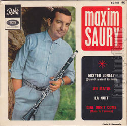 [Pochette de Mister Lonely (Maxim SAURY)]