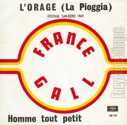 [Pochette de L’orage (La pioggia) (France GALL)]