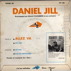 [Pochette de Allez va ! (Daniel JILL) - verso]