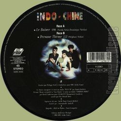 [Pochette de Le baiser (INDOCHINE) - verso]