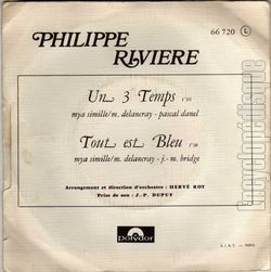 [Pochette de Un 3 temps (Philippe RIVIRE) - verso]