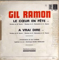 [Pochette de Le cœur en fte (Gil RAMON) - verso]